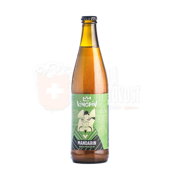 Kingpin Mandarin Sencha American IPA 0,5l, 7,3%