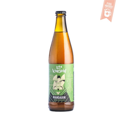 Kingpin Mandarin Sencha American IPA 0,5l, 7,3%