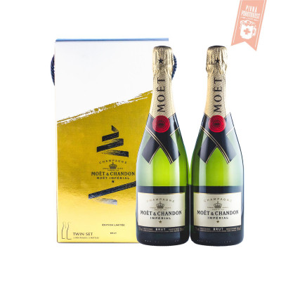 Moet & Chandon Champagne  Imperiál Brut Twin Set