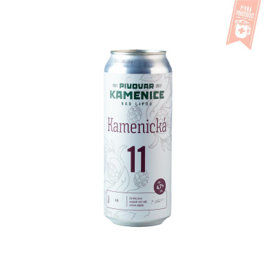 Kamenická 11° 0,5l PLECH