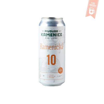 Kamenická 10° 0,5l PLECH