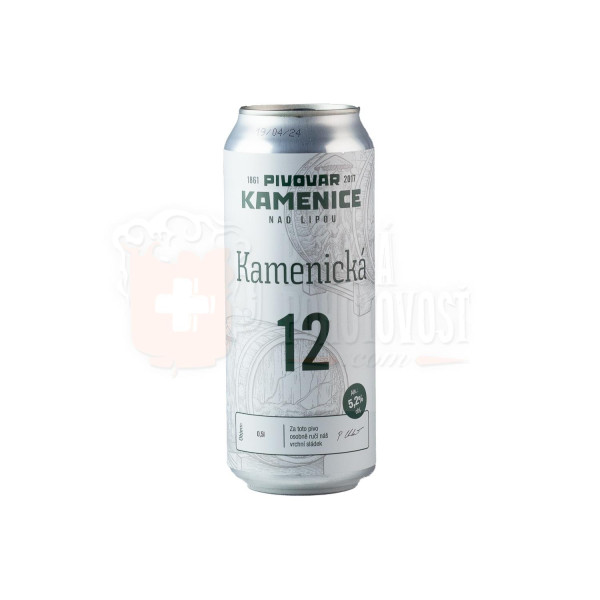 Kamenická 12° 0,5l PLECH