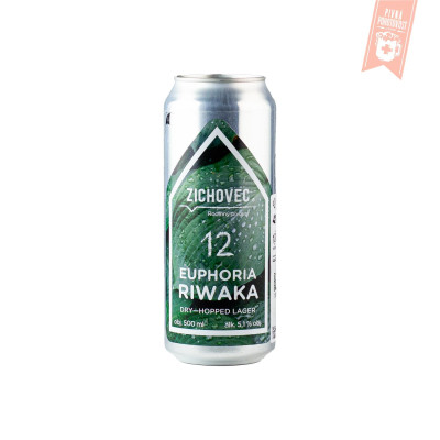 Zichovec Euphoria Riwaka 12° 0,5l PLECH