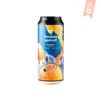 Magic Road Smokey apricot! 7,8° 0,5l PLECH