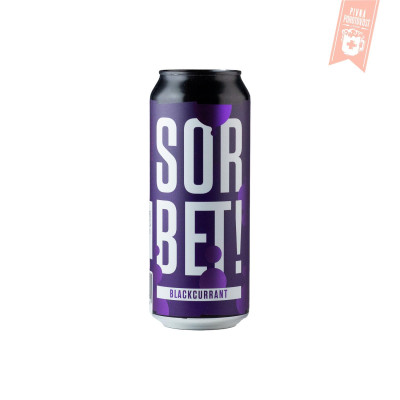 Sibeeria Sorbet Blackcurrant 11° 0,5l  PLECH