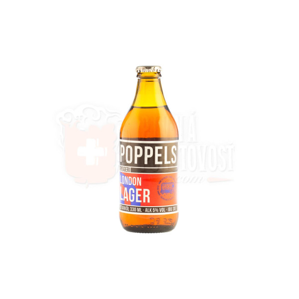 Poppels, London Lager 5% 0,33l