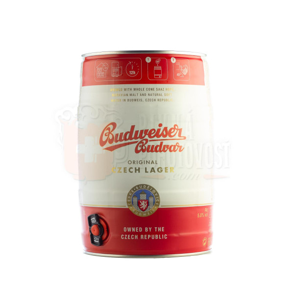 Budweiser Budvar, svetlý ležiak súdok 5l